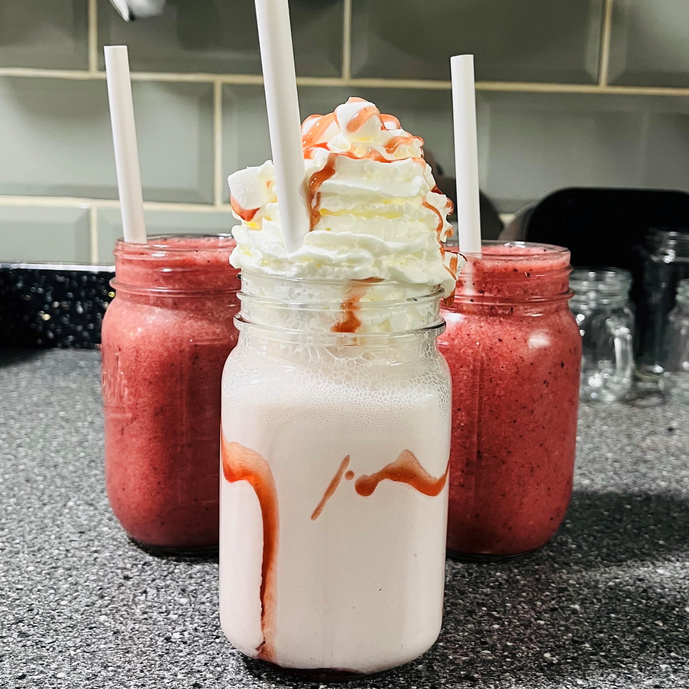 drink4cropped Strawberry Milkshake with Smoothies